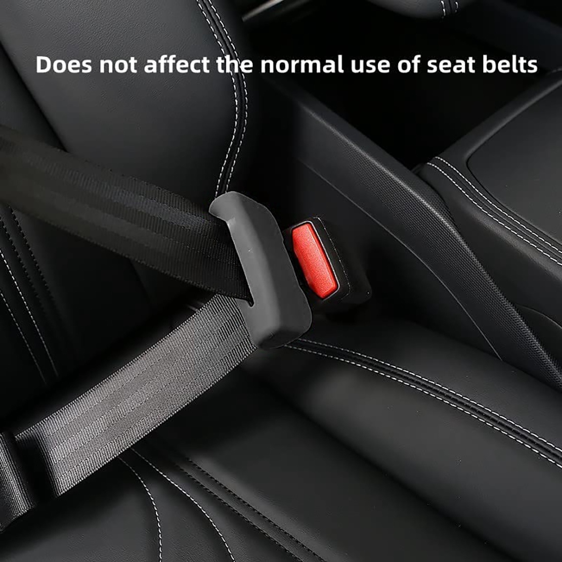 For Tesla Model 3/Y Seat Belt Buckle Protective Cover Silicone. 