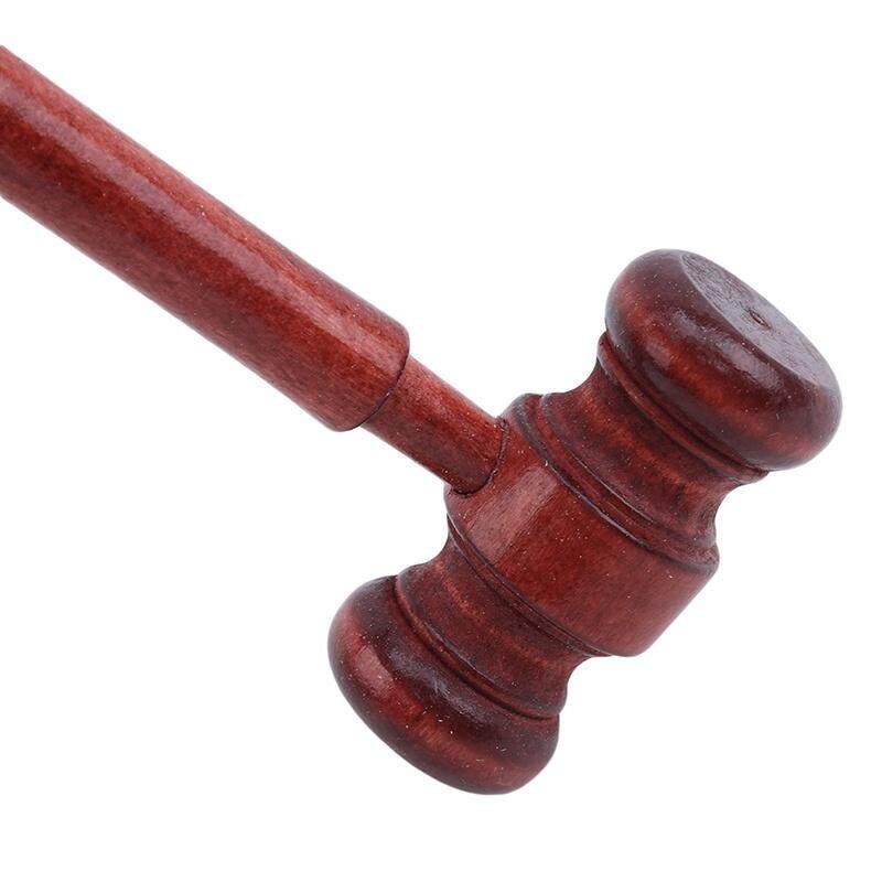 【Miga Plaza】Feng Qi shopHandmade Wooden Auction Hammer for Lawyer Judge Handcrafted Gavel Court Hammer for Auction Sale Decor. 