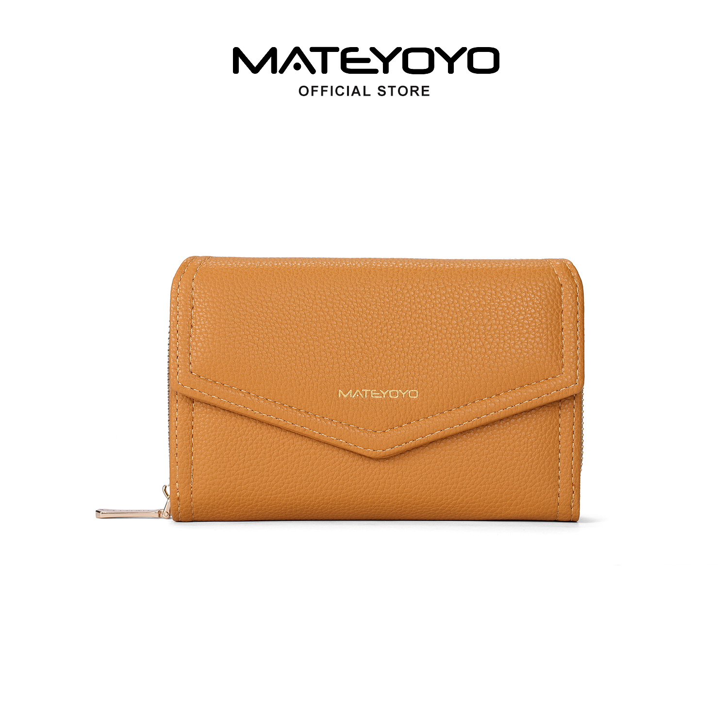 MATEYOYO Women's Wallet Simple Fashion Purse Large Capacity Money Bag Multifunctional Clutch Wallet PU Leather Card Wallet Zipper Coin Pocket. 
