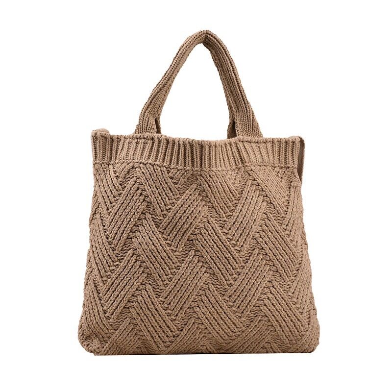 【BestGO】Nucelle New knitted bag Retro women's bag Crossbody bag woven bag handbag. 