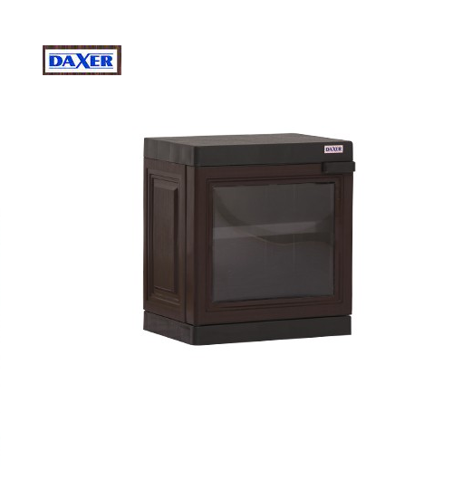 Daxer Plastic Small Cupboard with Glass Door DMC001G