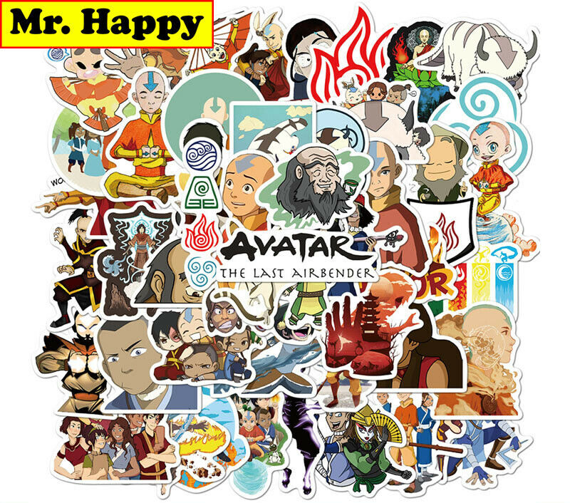 20/40/60pcs Avatar The Last Airbender Stickers Laptop Luggage Skateboard Stickers. 