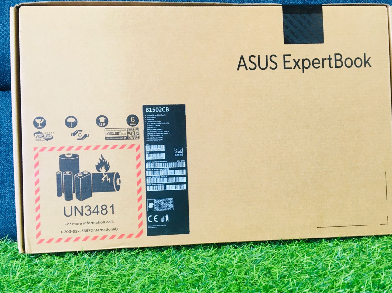 ASUS EXpert Book B1502CB. 