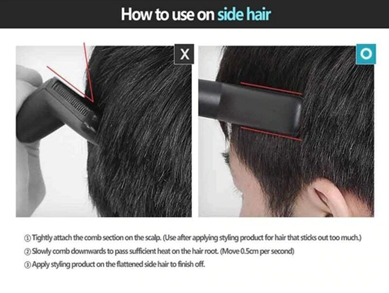 Beard Straightener For Men Heating Comb Hair Straightener Quick Beard Comb Straight Curling Electric Hot Beard Styling Brush. 