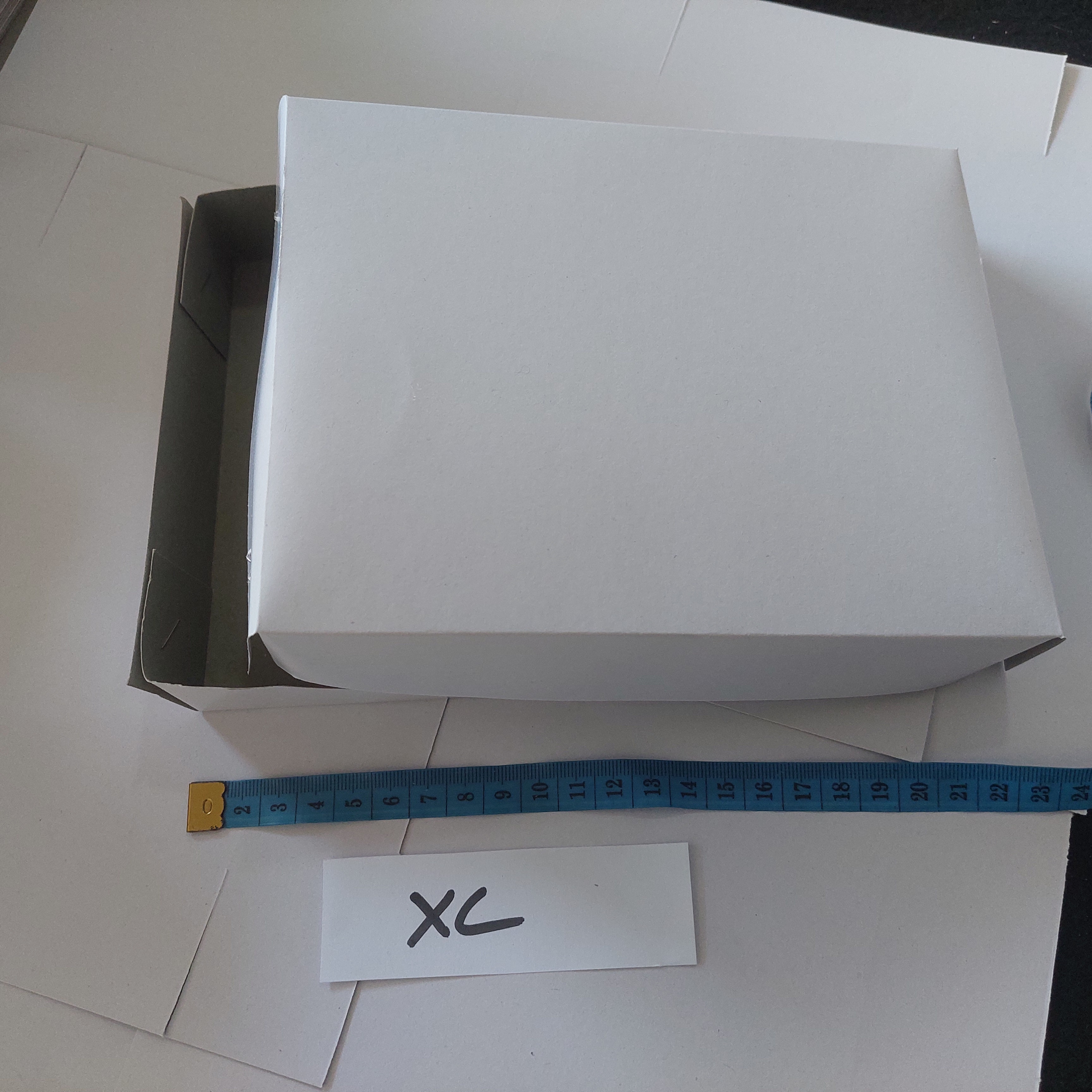 50pc White Paper Take Away Lunch Box 2pc type Meal Box Takeaway Box eco friendly food packaging cardboard lunch box. 