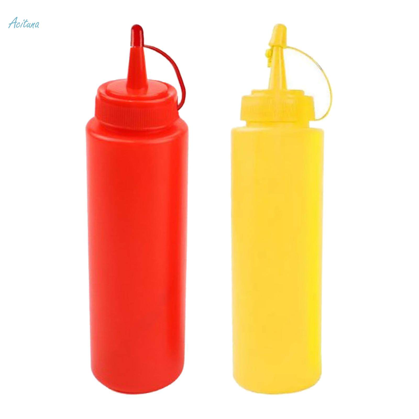 Fake Squirt Ketchup and Mustard Bottle Photo Props for Friends Adults. 