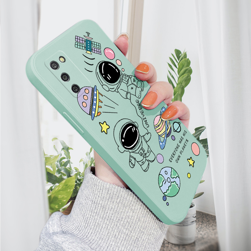 AMORVOR for Samsung Galaxy M02S A02S Back Cover Cartoon Cute