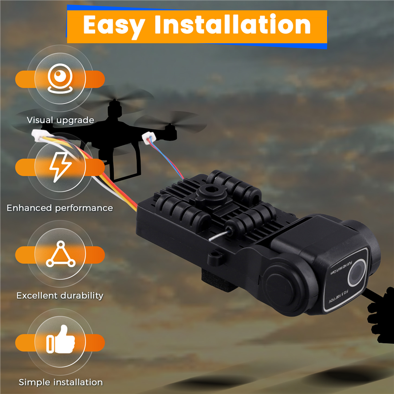 L900 SE MAX Drone Camera Replacement Parts Drone Accessories Webcam Enhanced Aerial Photography Easy to Install B. 