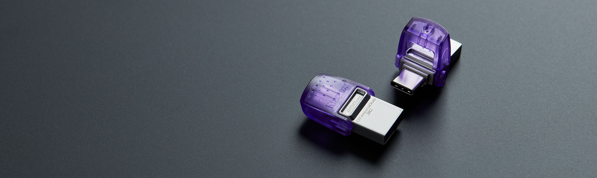 Kingston DT microDuo 3C, USB 3.2 + Type-C flash drive OTG DTDUO3CG3  64GB / 128GB / 256GB. 