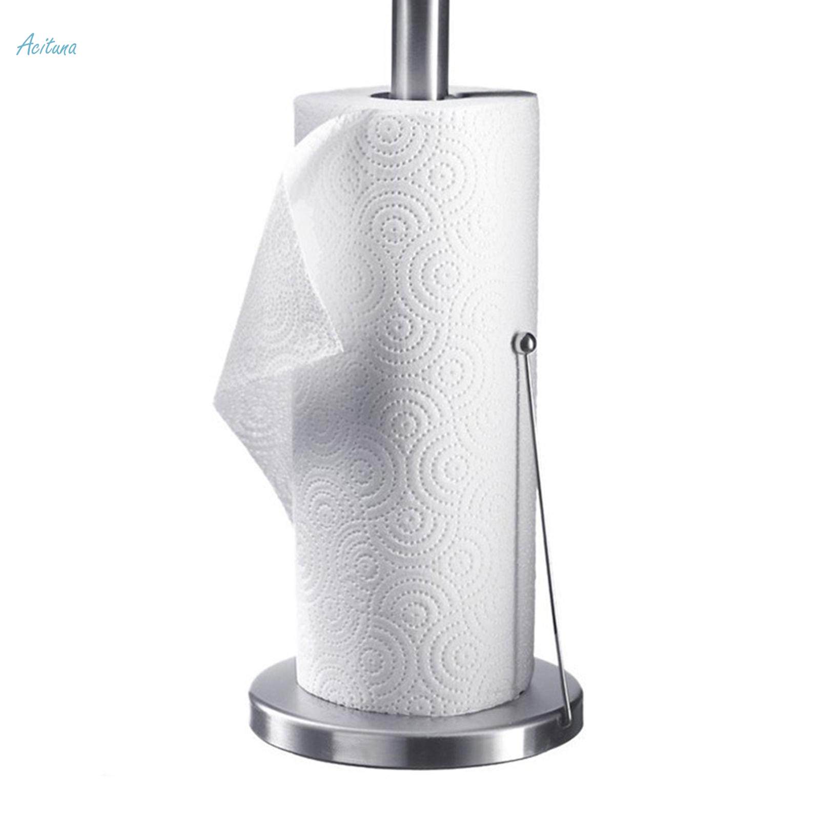 Kitchen Towel Holder, Paper Towel Dispenser, Paper Tissue Napkin Holder Standing Paper Towel Holder, for Bar Dresser Bedroom NightStand Home. 