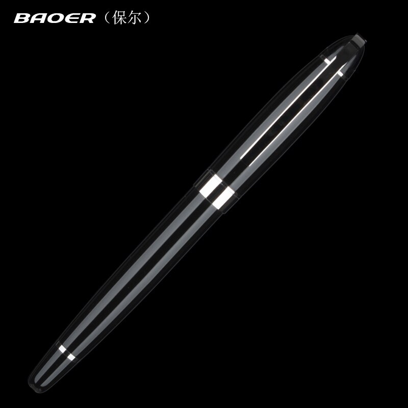 【Alizeker Mall】Fountain pen Full Clip Baoer 517 Caneta Office supplies ink