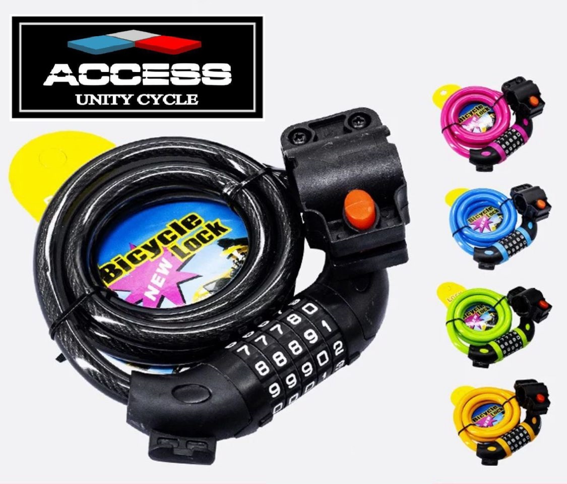 Bicycle Lock wire/ Bike Safety Cable lock / password lock 8mm thickness 1000mm length