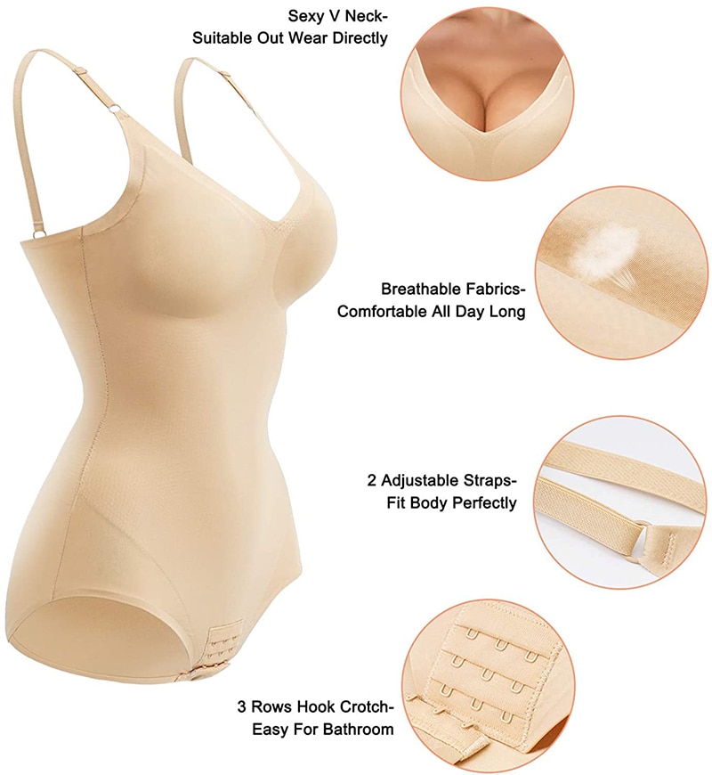 Best Deal for unilane Women's Compression Shapewear Tummy Firm Control