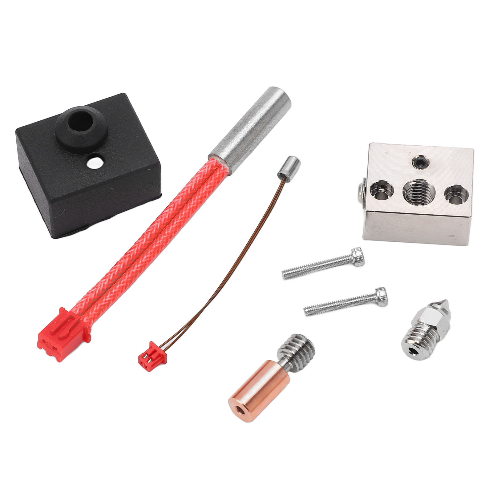 3D Printer Heating Block, 24V 40W Sturdy 3D Printer Hotend for Replacement