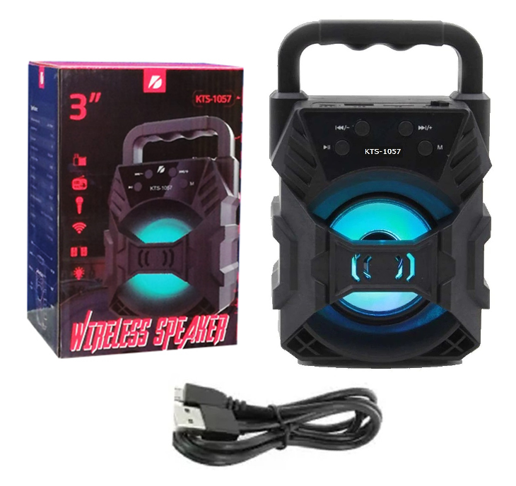 Wireless Mini Speaker KTS-1057 Bluetooth, FM Radio, TF Card, USB Support