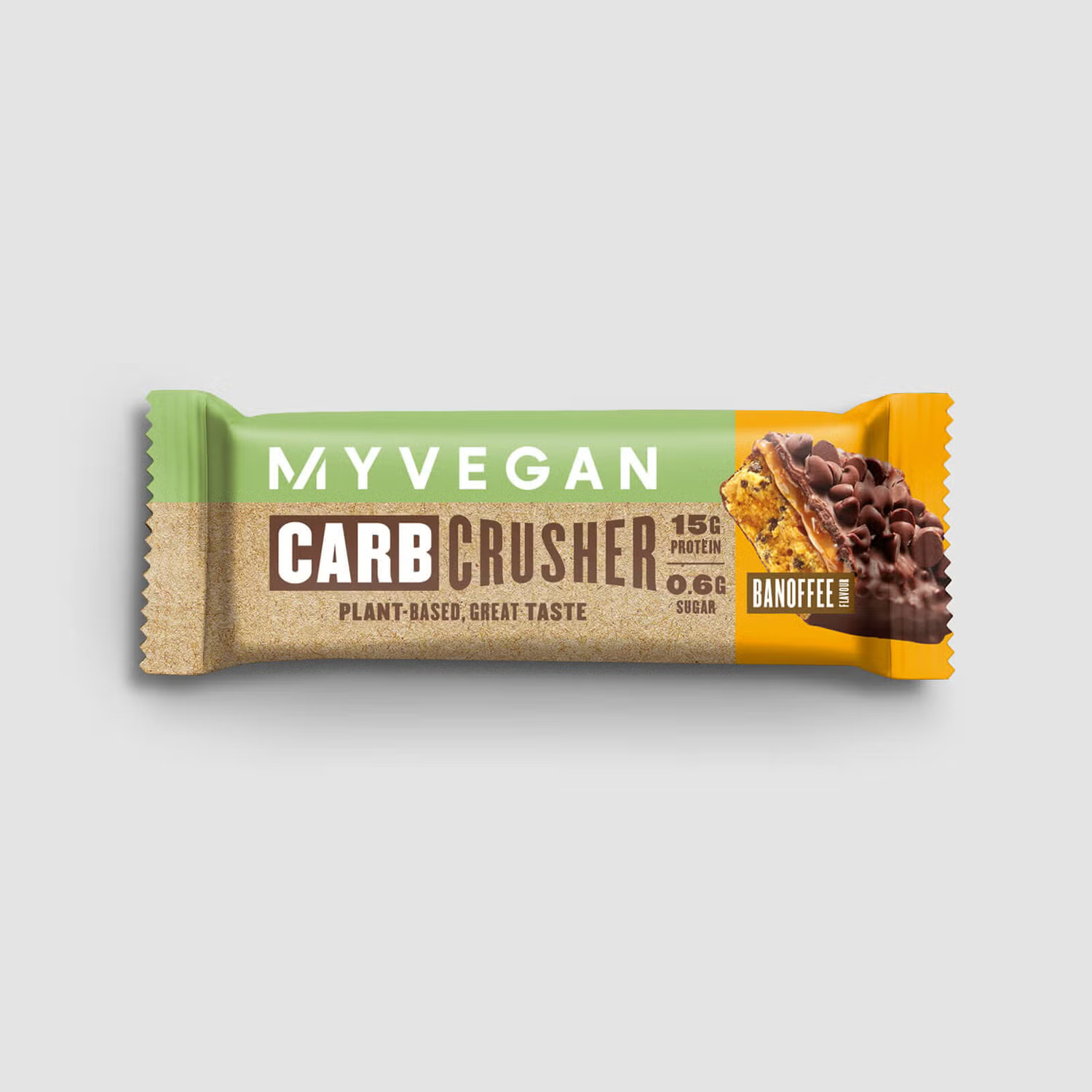 MyProtein Carb Crusher Protein Bar Banoffee Flavor 60g Bar. 