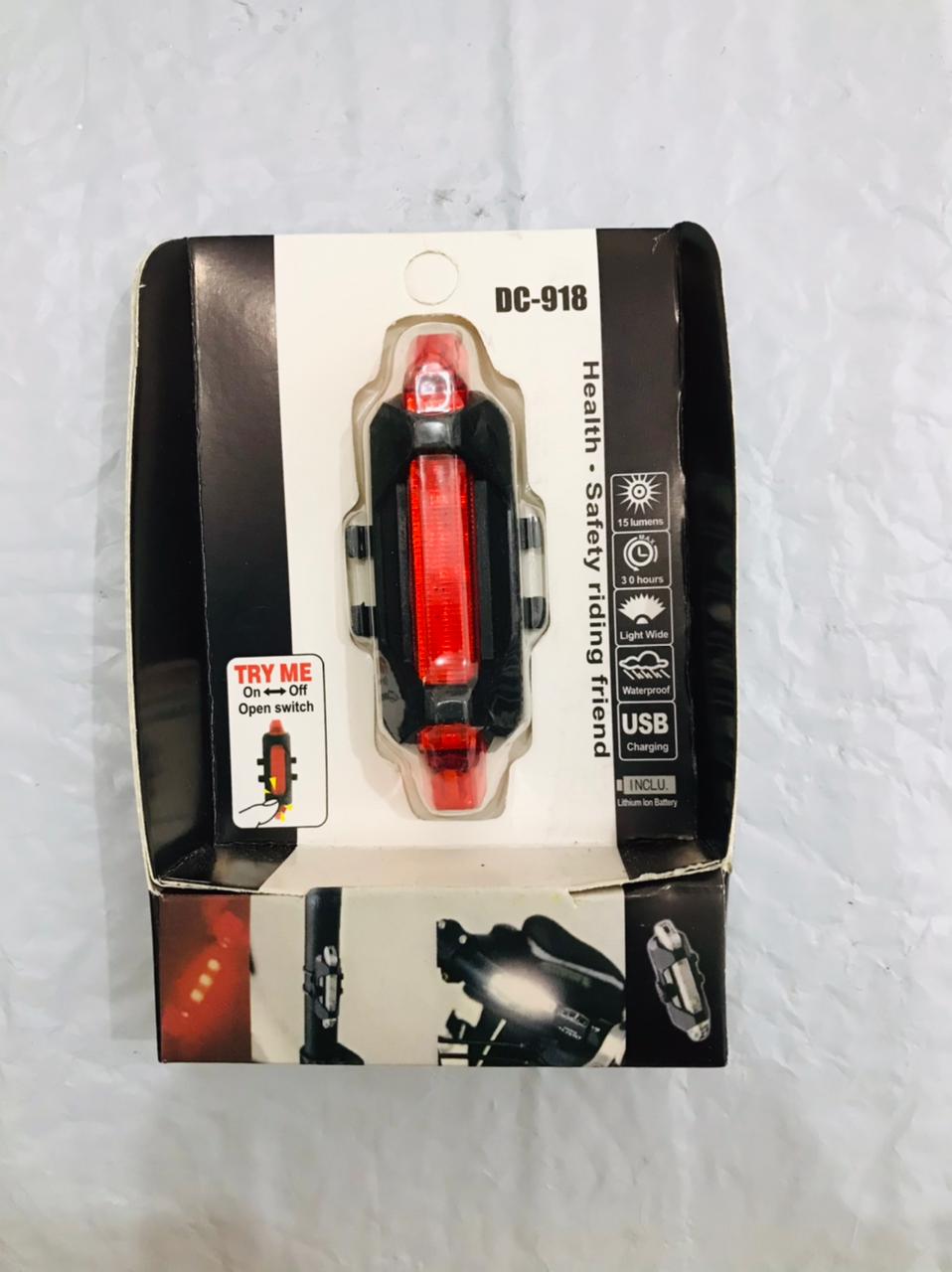 Bicycle Red light LED Taillight Waterproof Rear Tail Light Safety Warning road Cycling Light USB Rechargeable Lamp. 