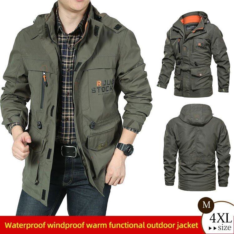 viviking Men’s outdoor hooded jacket. 
