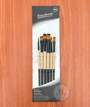 6 Pcs Paint Brushes, Six Sizes Artist Paint Brush Set Art Brush Oil Painting  Acrylic Paint Brush, Paint Brushes Set Paint Brush For Beginner Artist