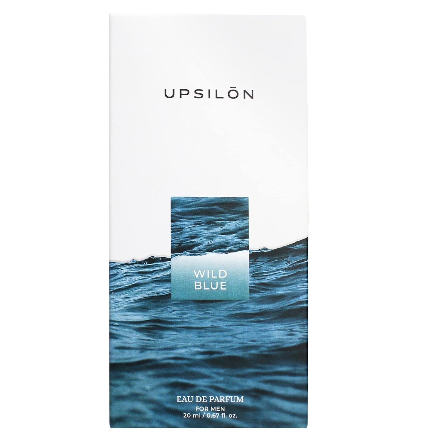 UPSILON Wild Blue Aqua Perfume for Men 20 ml, Eau De Perfume, Long Lasting Fresh & Powerful Fragrance, Mens Perfume Spray, Travel Friendly, Luxury Scent, Pack of 1(FROM INDIA)NUZ. 
