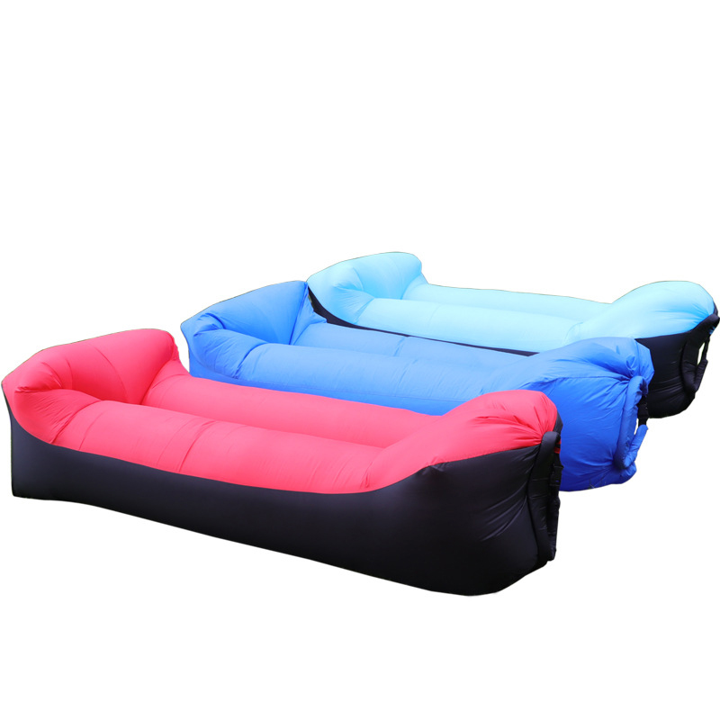 Outdoor Portable Inflatable Sofa Bed Lazy Inflatable Bed Sleeping Bag Camping Inflatable Sofa Air Bed