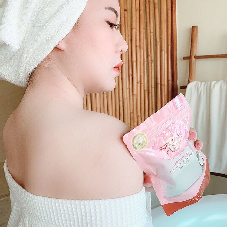 Jelly Pure Soap Made in Thailand 100g FREE With Whip Net psp. 