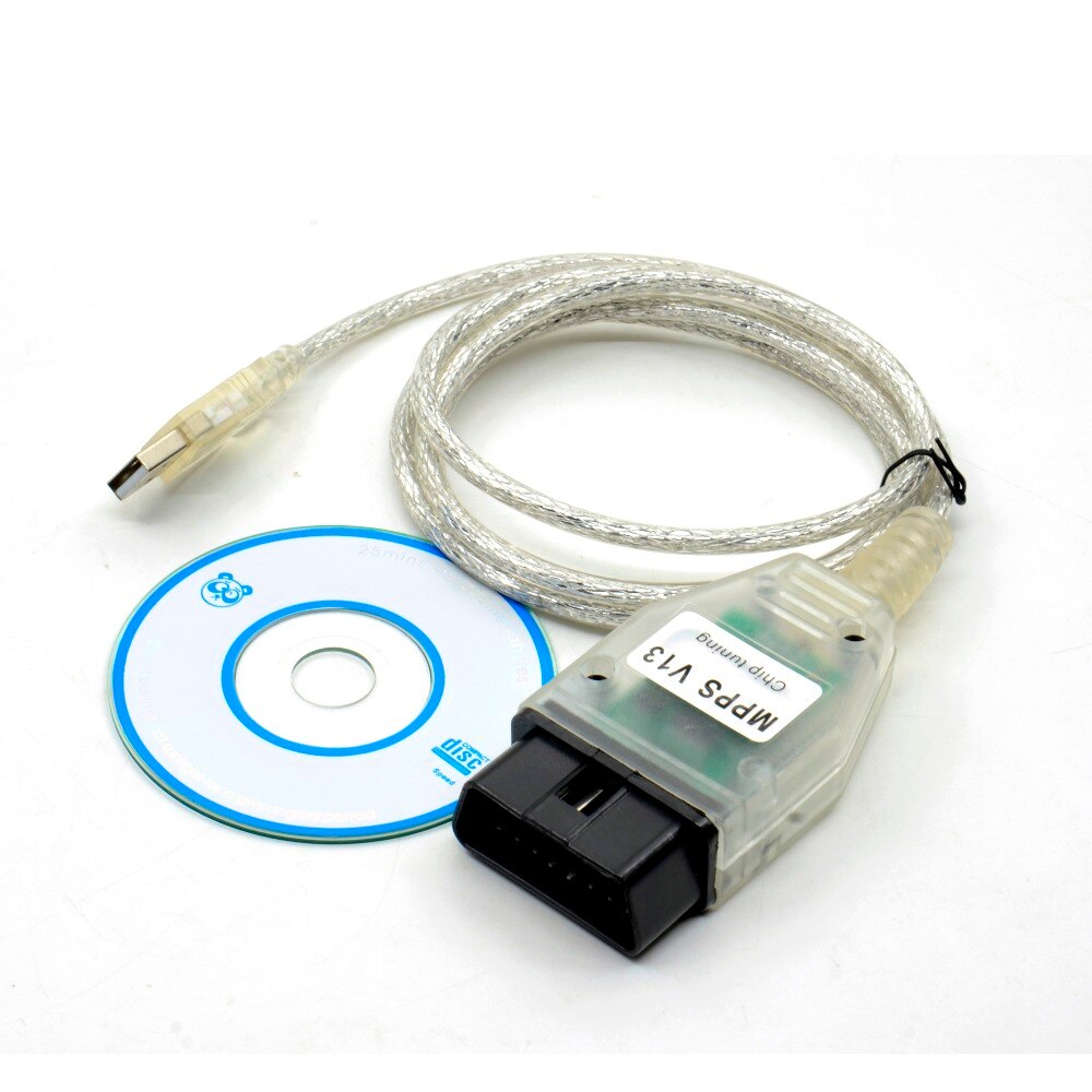 ECU Programmer SMPS MPPS V13.02 V13 K CAN Flasher C Tuning Remap MPPS V13.02 OBD2 Car Diagnostic Cable With Multi-Language - Multicolor. 