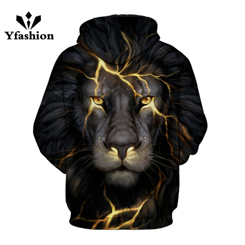 Gold lightning lion on sale hoodie