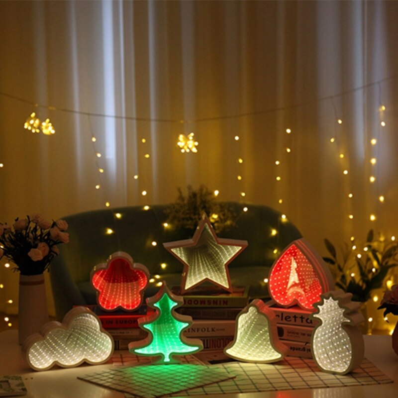 【World Supermarket 2021】Battery - cloud lamp Creative LED Night Light Cloud Tunnel Child Room Bedside Lamp Decor New. 