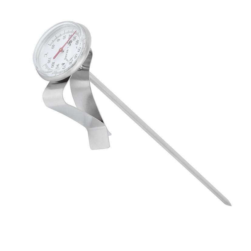 Adjustable Hanging Coffee Foaming Thermometer Dial Temperature Gauge with Clip Kitchen Tools For The Drinks Chocolate Milk. 