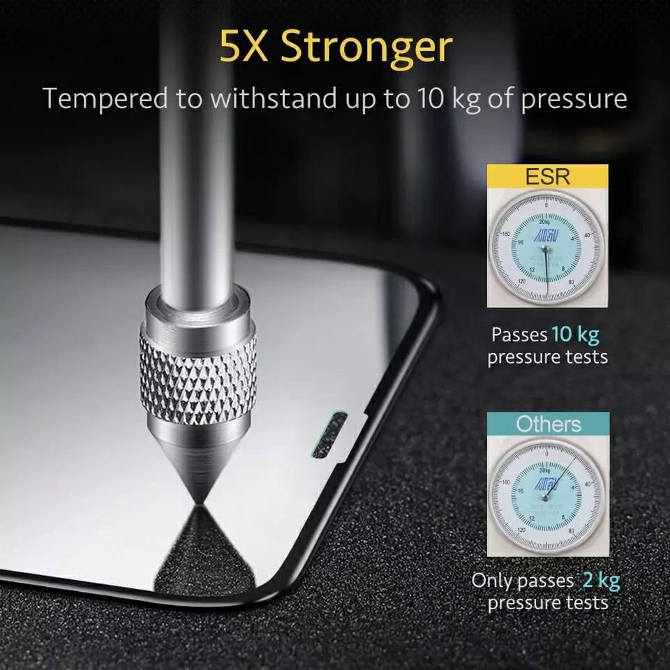 iPhone XR Tempered Glass Screen Protector - Full glue. 