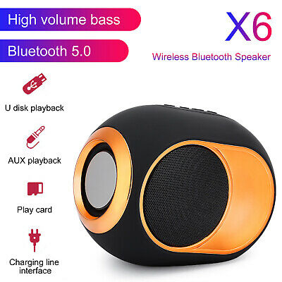 Portable wireless speaker X6 series bluetooth speaker. 