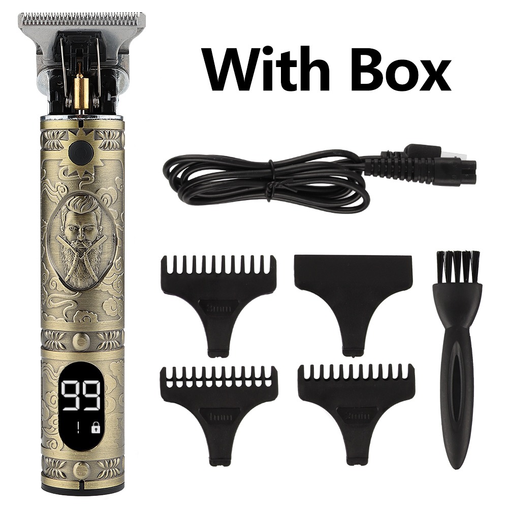 Hair & Beard Trimmer Electric Hair Clippers Rechargeable Shaver Beard