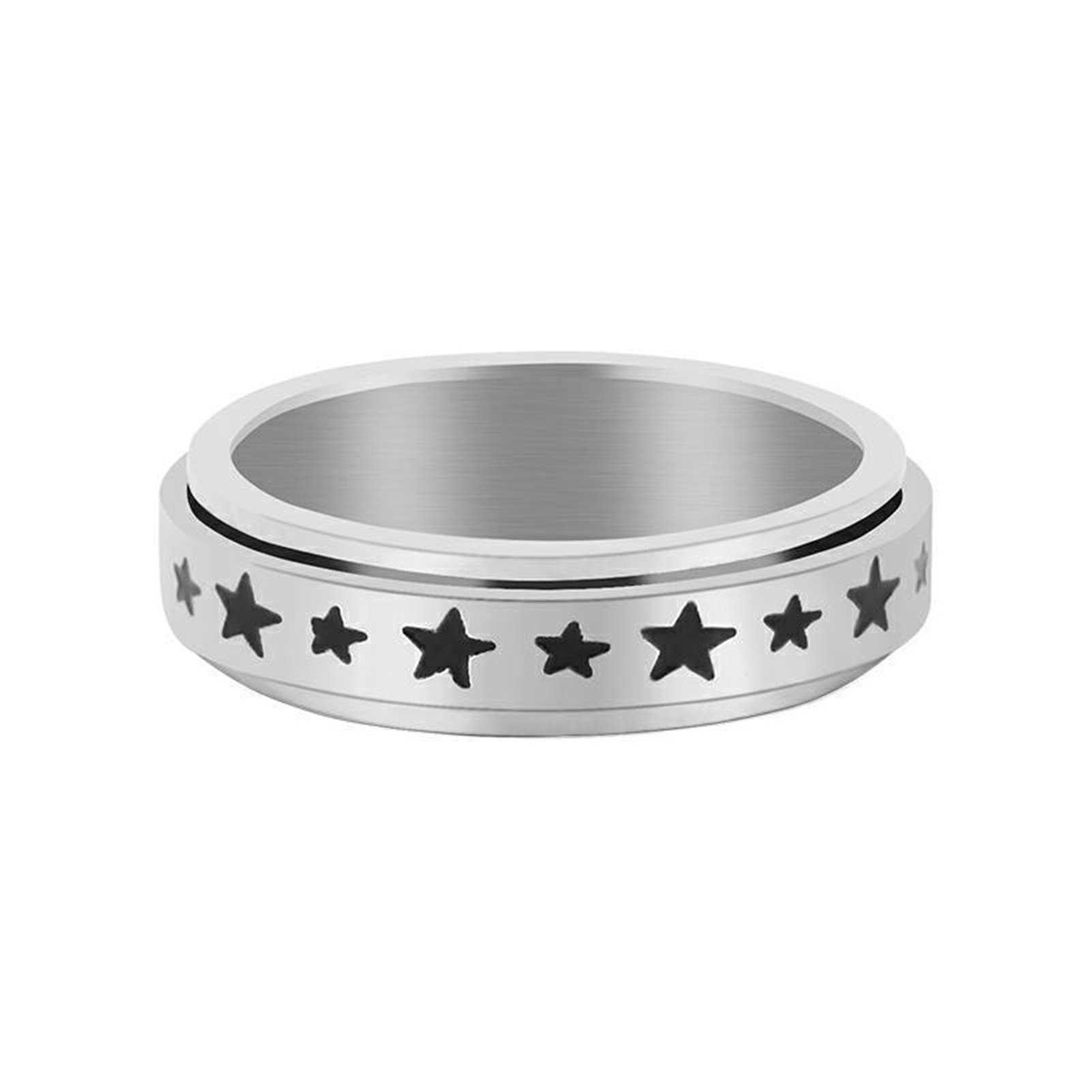 Spinner Rings Long Lasting Adult Spinner Fidget Band Rings. 