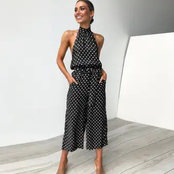 cold shoulder romper pants