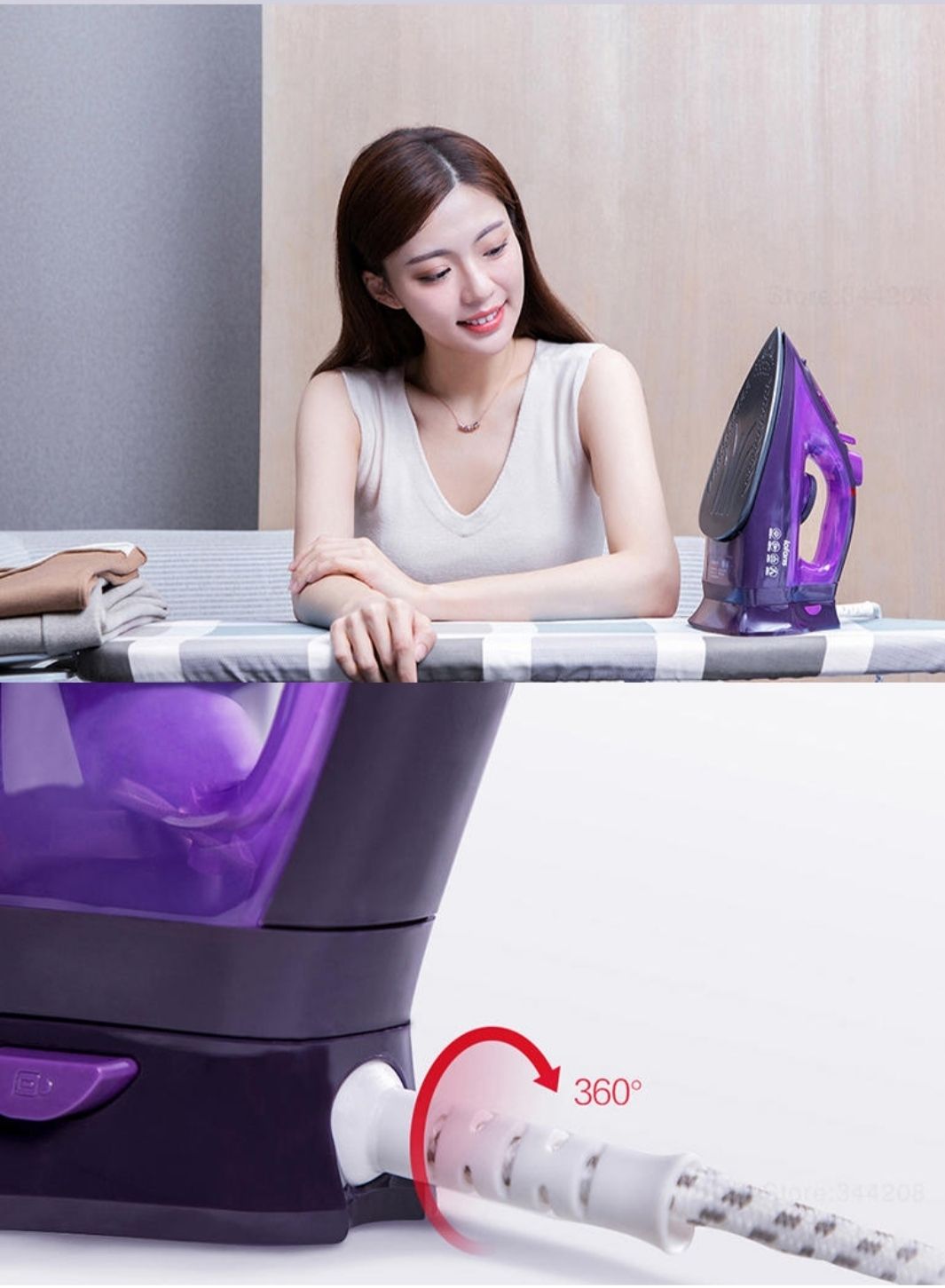 XIAOMI Lofans Cordless Electric Steam Iron. 
