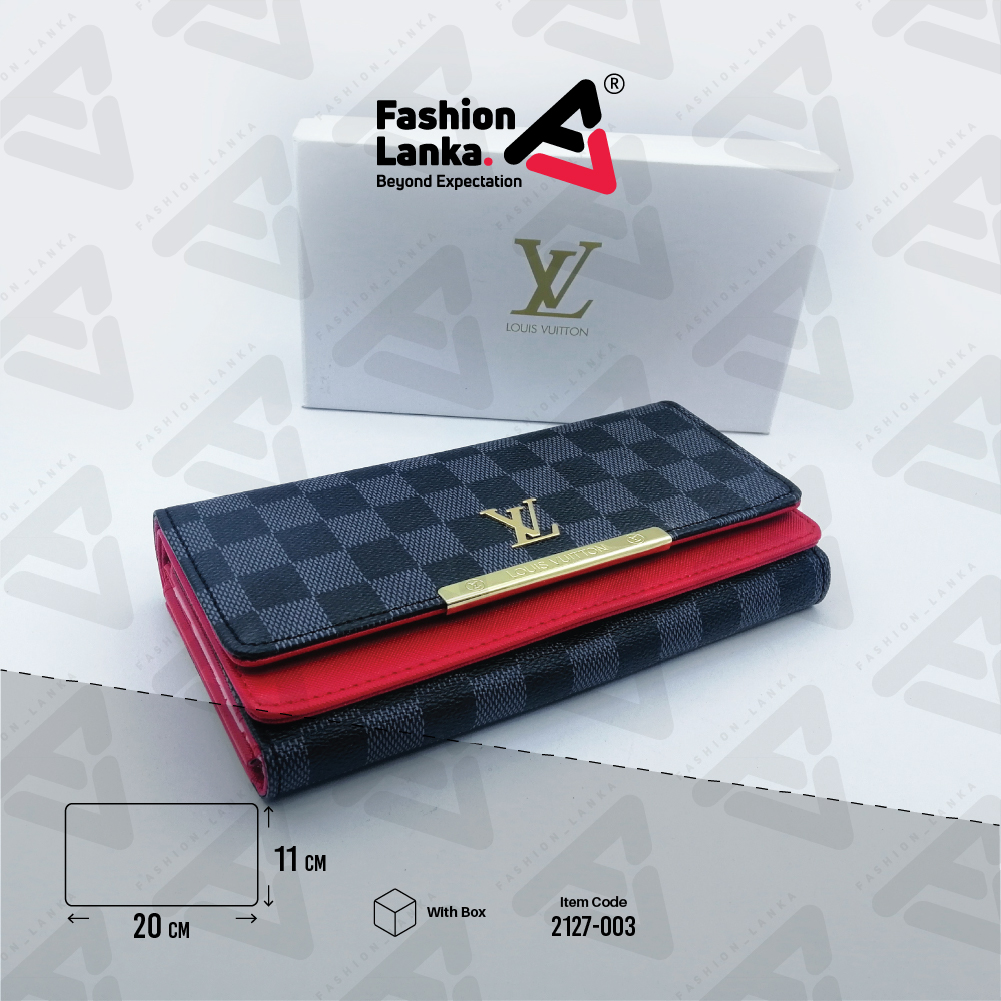 louis vuitton red wallet women's