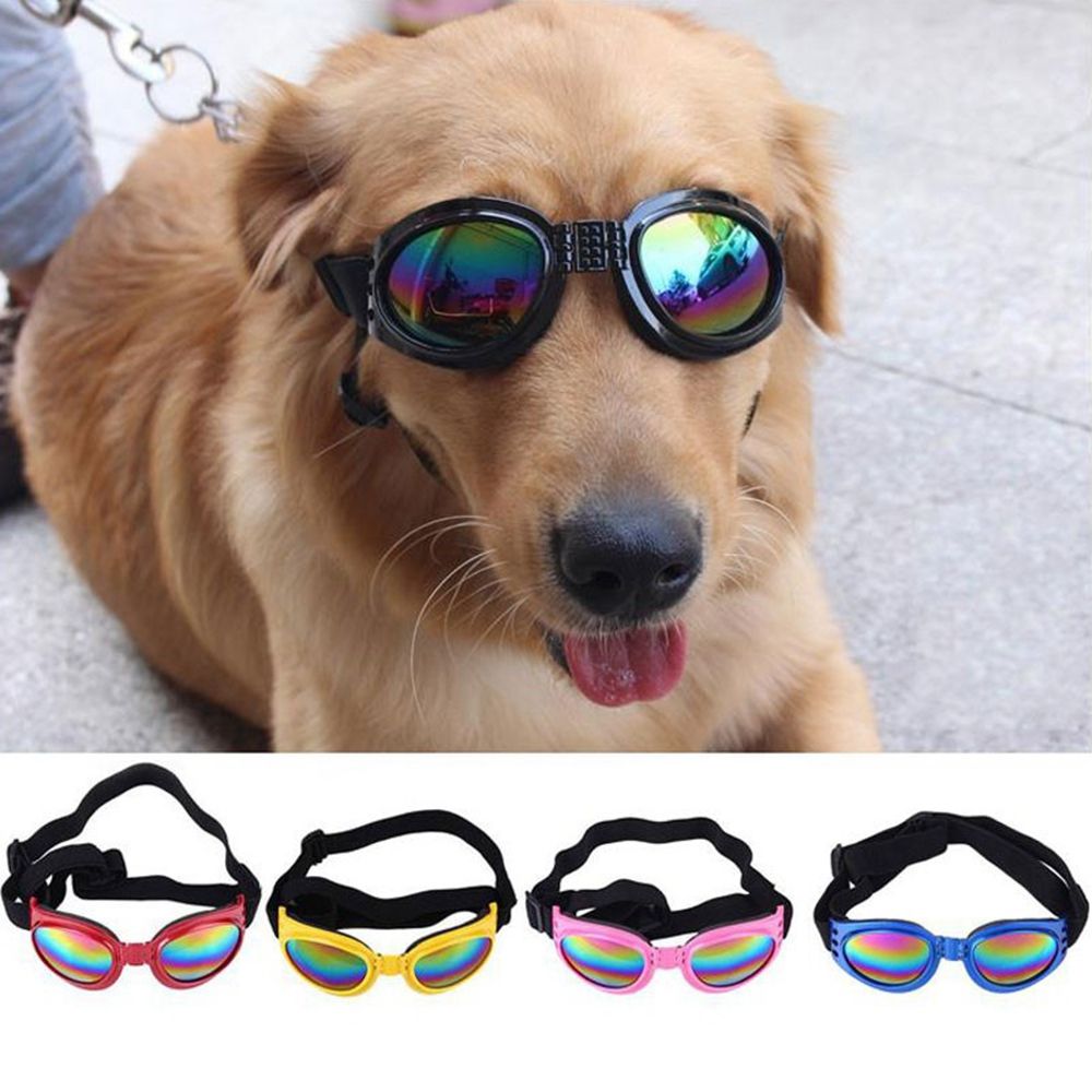 SHUSHAB Puppy Pet Eyewear Foldable Windproof UV Protection Pet Supplies Dog Protection Goggles Sunglasses. 