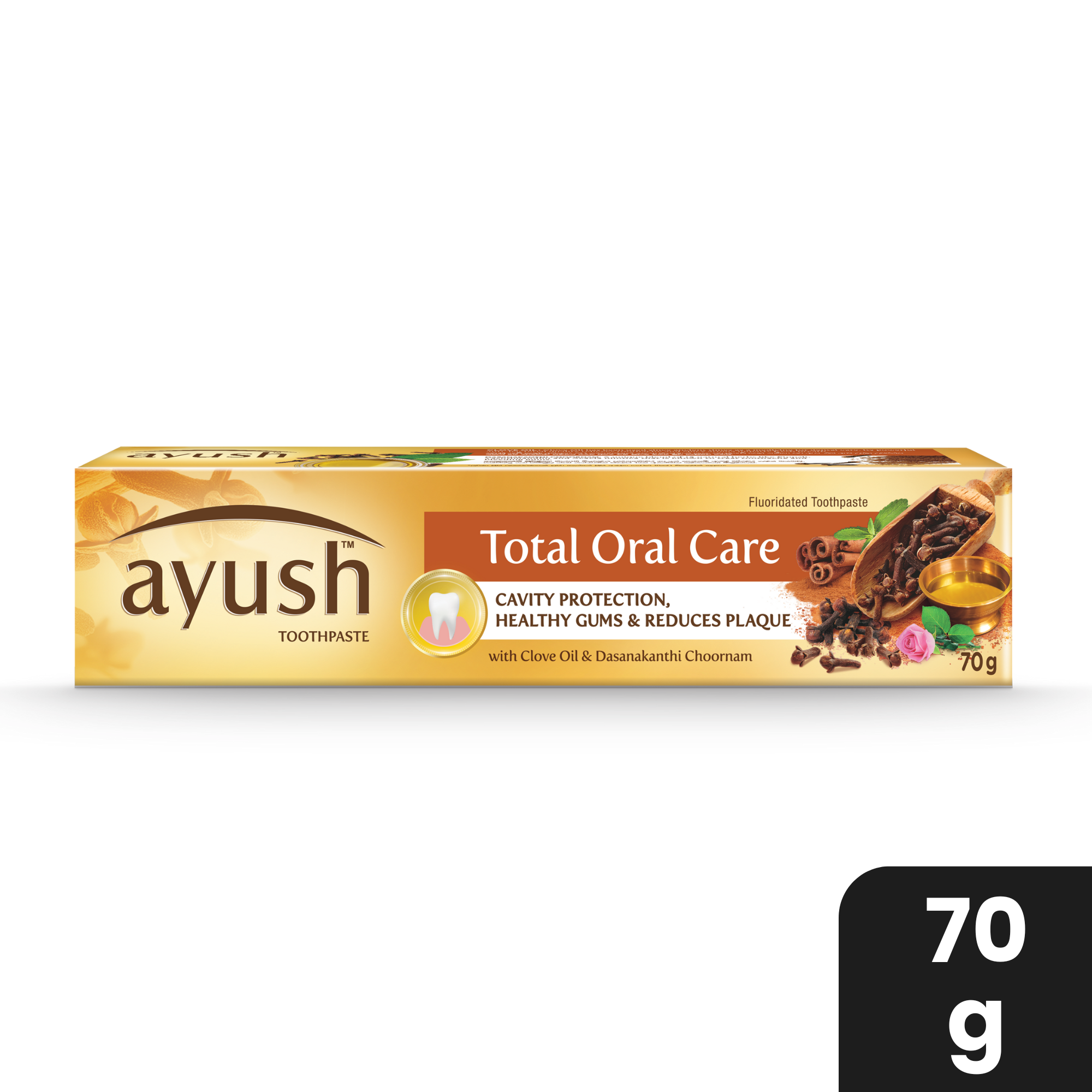 Ayush Total Oral Care Toothpaste, 70g