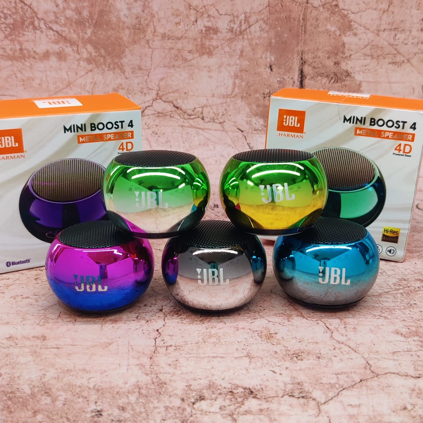 JBL Mini Wireless Speaker - Bluetooth Pocket-Size Loud Bass Speaker Mini Boost 4. 
