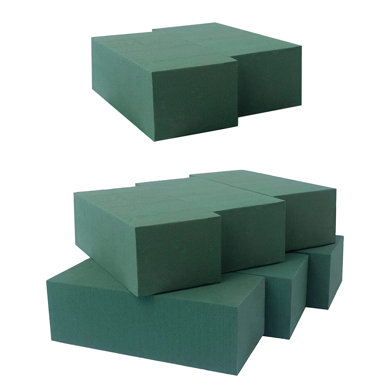 8 Pack Floral Foam for Fresh and Artificial Flowers,Dry and Wet Floral Foam Blocks for Wedding,Birthday,Home Decoration