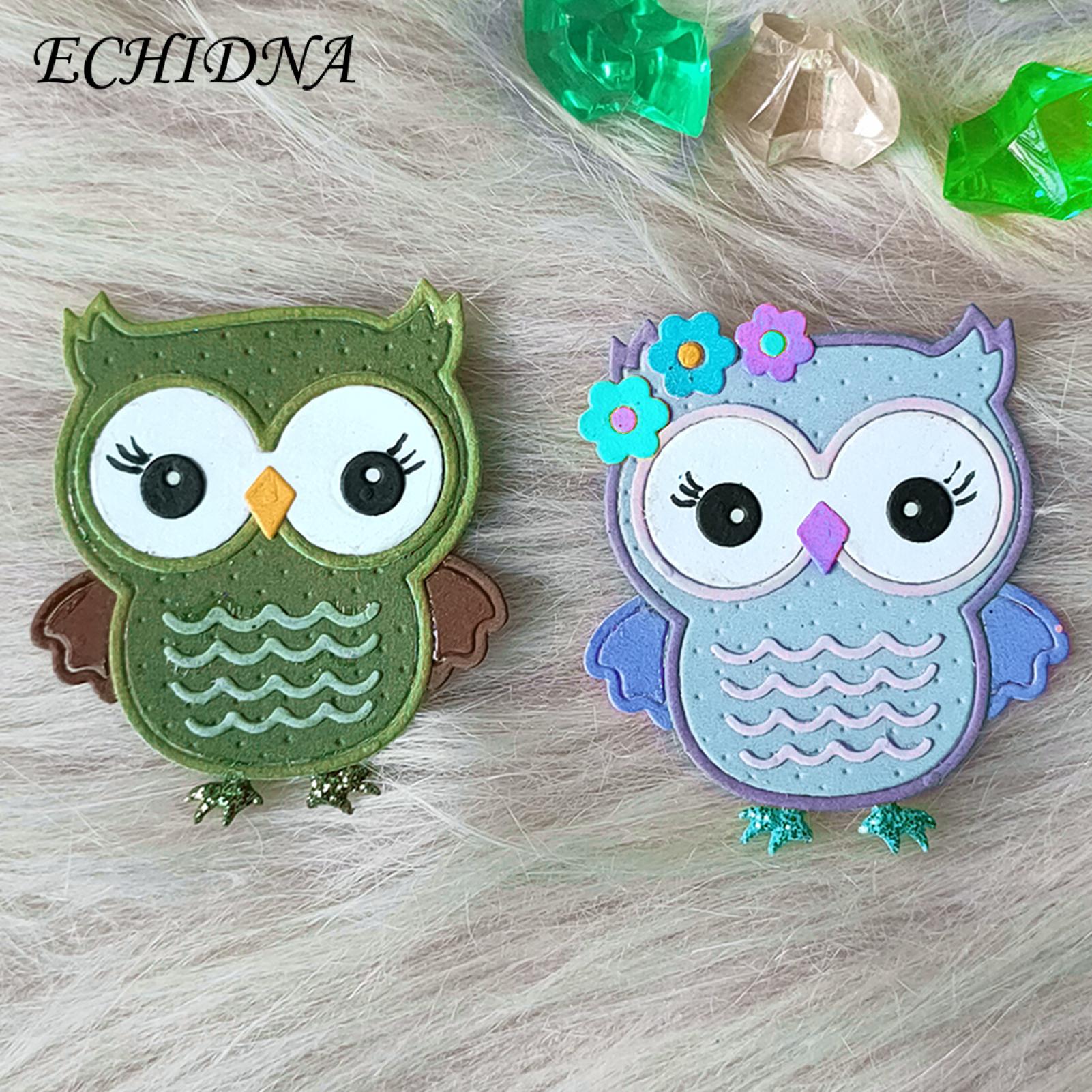 ECHIDNA Cut Die Mould Sturdy Scrapbook DIY Handicrafts Making Owl Cut Die Mould. 