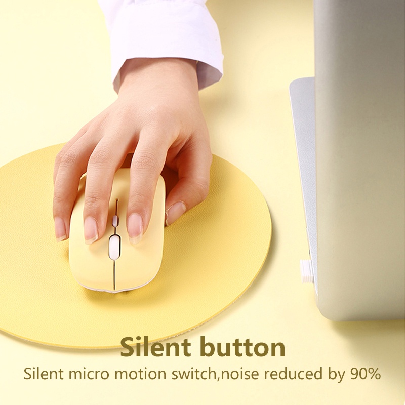 【ThinkWay】Rechargeable Wireless Mouse For Microsoft Surface Pro 9 5G 2022 8 X 13 inch 7 Plus 6 5 4 12.3" Portable Magic Silent Mice Mobile Phone Office Gaming Mouse for Surface Go 3 2 2020. 