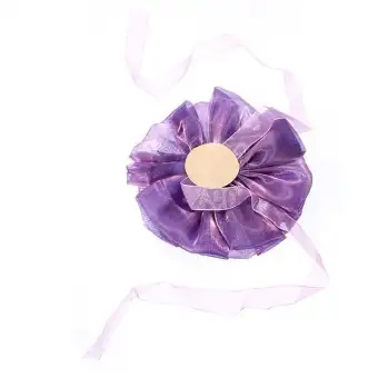 Rose Flower Curtain Tie Backs Voile Net Drape Panel Tieback Holder