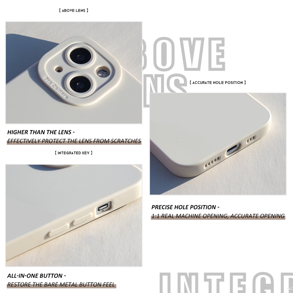 For Samsung Galaxy Note8 Back Cover Solid Color New Design Full Lens Precision Hole Protection Shockproof Soft Ultra Thin Phone Case. 