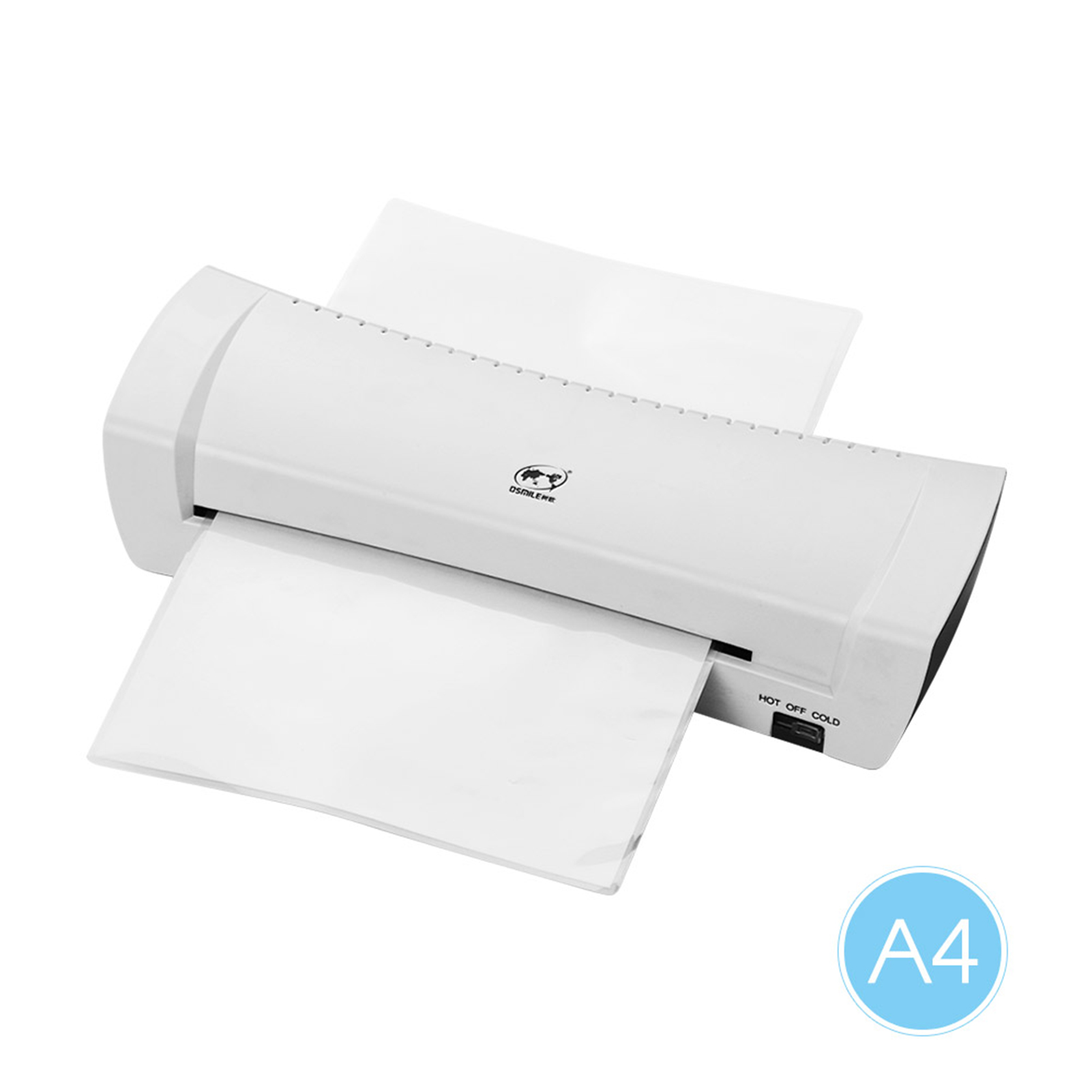 OSMILE SL200 Laminator Machine Hot and Cold Laminating Machine Two Rollers A4 Size for Document Photo Picture Credit Card Home School Office Electronics Supplies. 