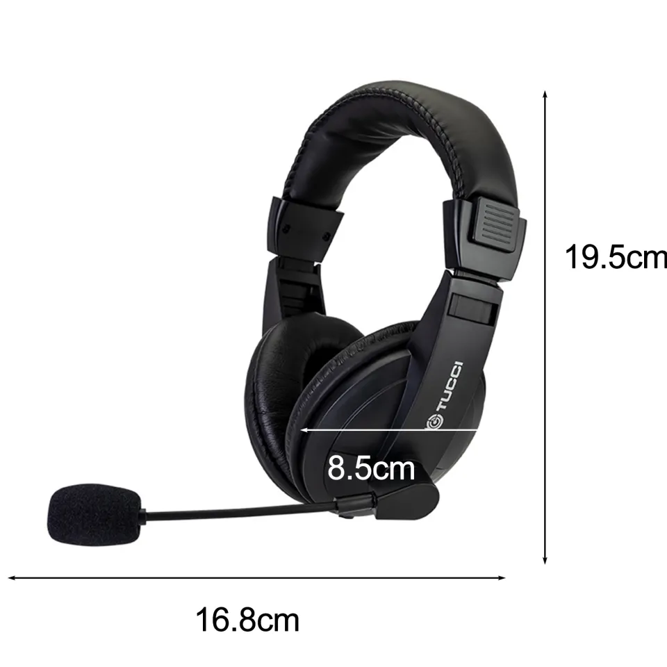 New Tecno TUCCI Computer Headphones Gaming Headphone with Microphone  TC-L760MV Gaming Headset for PC & Laptop. 