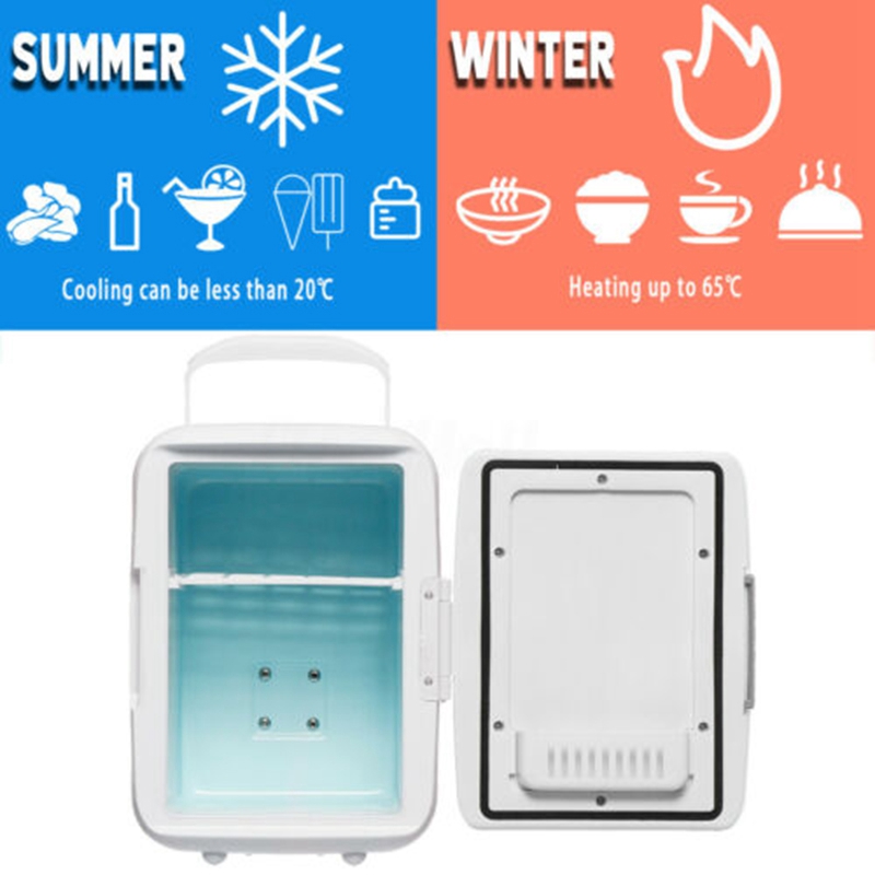 4L 12V/220V Electric Portable Mini Fridge Cooler Freezer Car Home. 