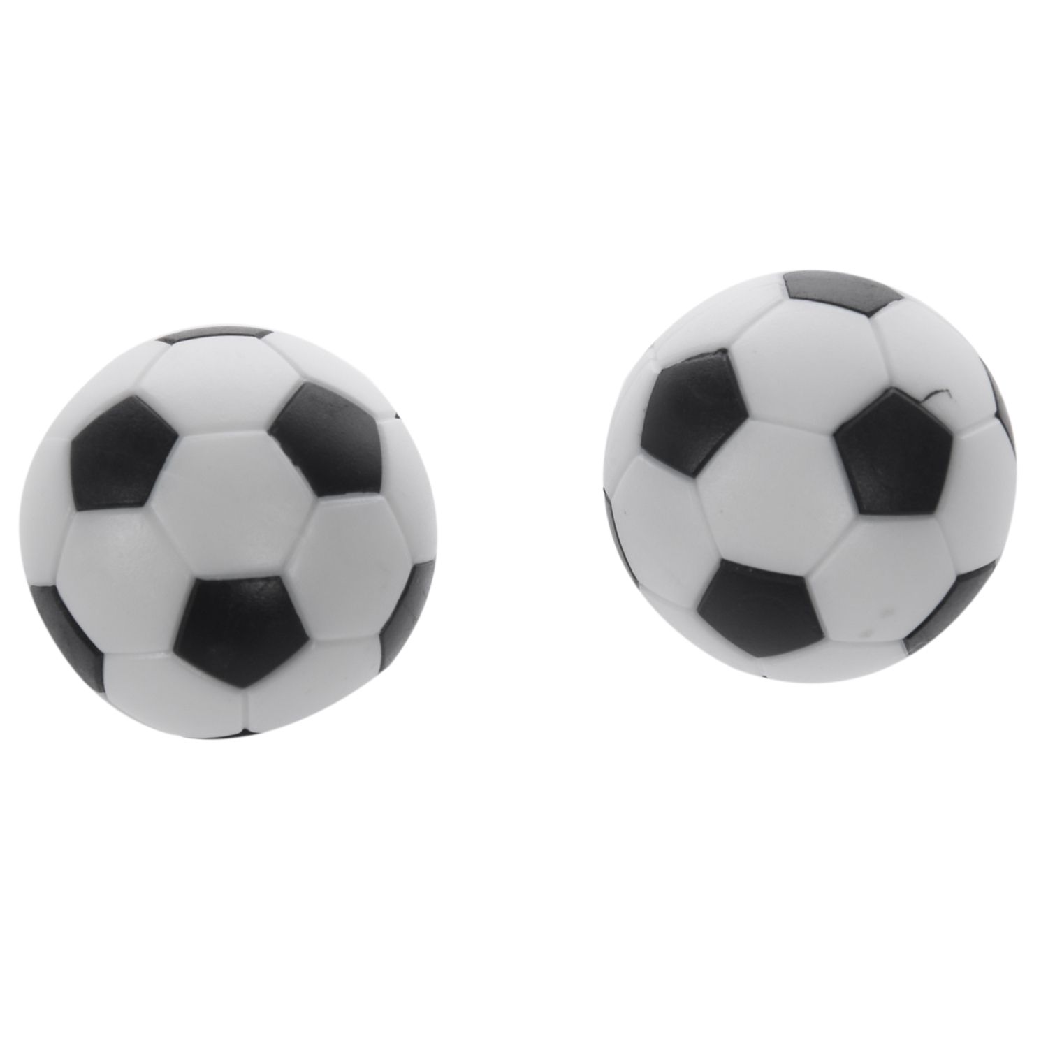 5x Plastic 32mm Soccer Indoor Table Football Ball Replace Black+white. 