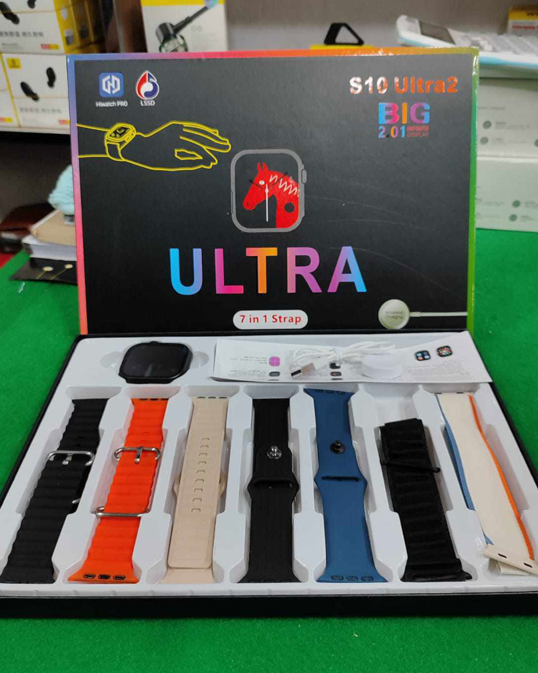 T800 Ultra Smart Watch Series 8 1.99" Bluetooth Call Smartwatch Heart Rate Sleep Monitoring IP67 Waterproof. 